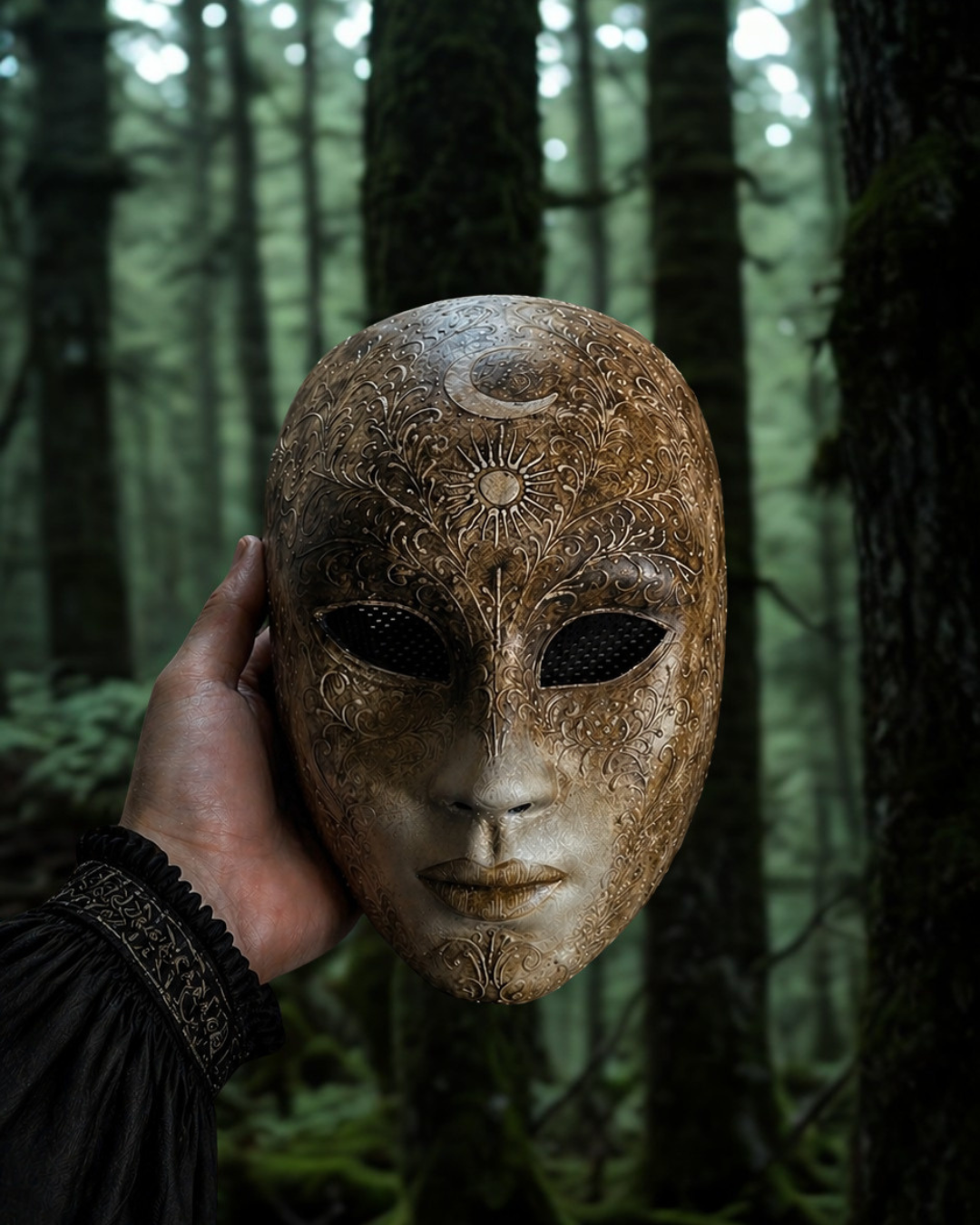 Ein Abbild von der Maske von CHASAL. Mit dieser Maske präsentiert er die Welt von CHASAL und was sich dahinter verbirgt. 