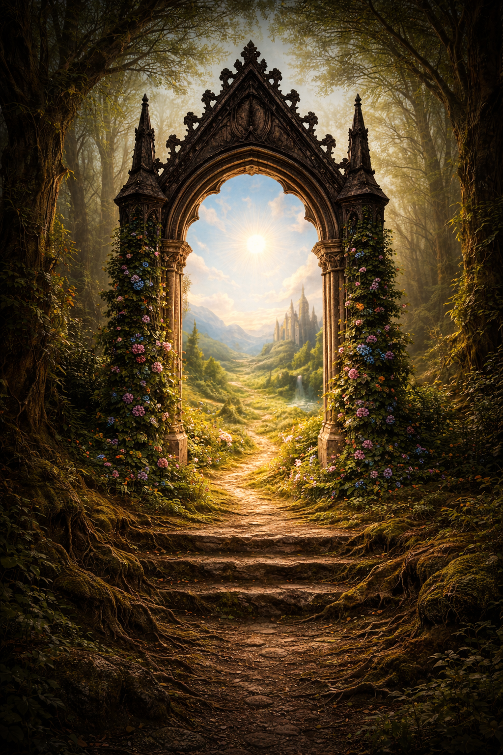 Illustration von Gate of Daylight. Diese Kollektion beinhaltet das Courage Elixir und das Emotional Elixir.