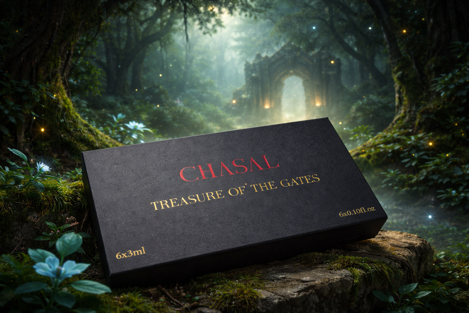 Das Discovery Set von CHASAL. Hier sind alle Düfte jeder Kollektion in einer Box enthalten. 
